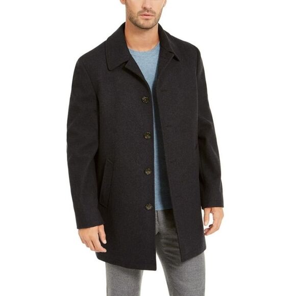 Ralph Lauren Men's Jake Classic Fit Overcoat, navy 36 short‎ nwt - Picture 1 of 7